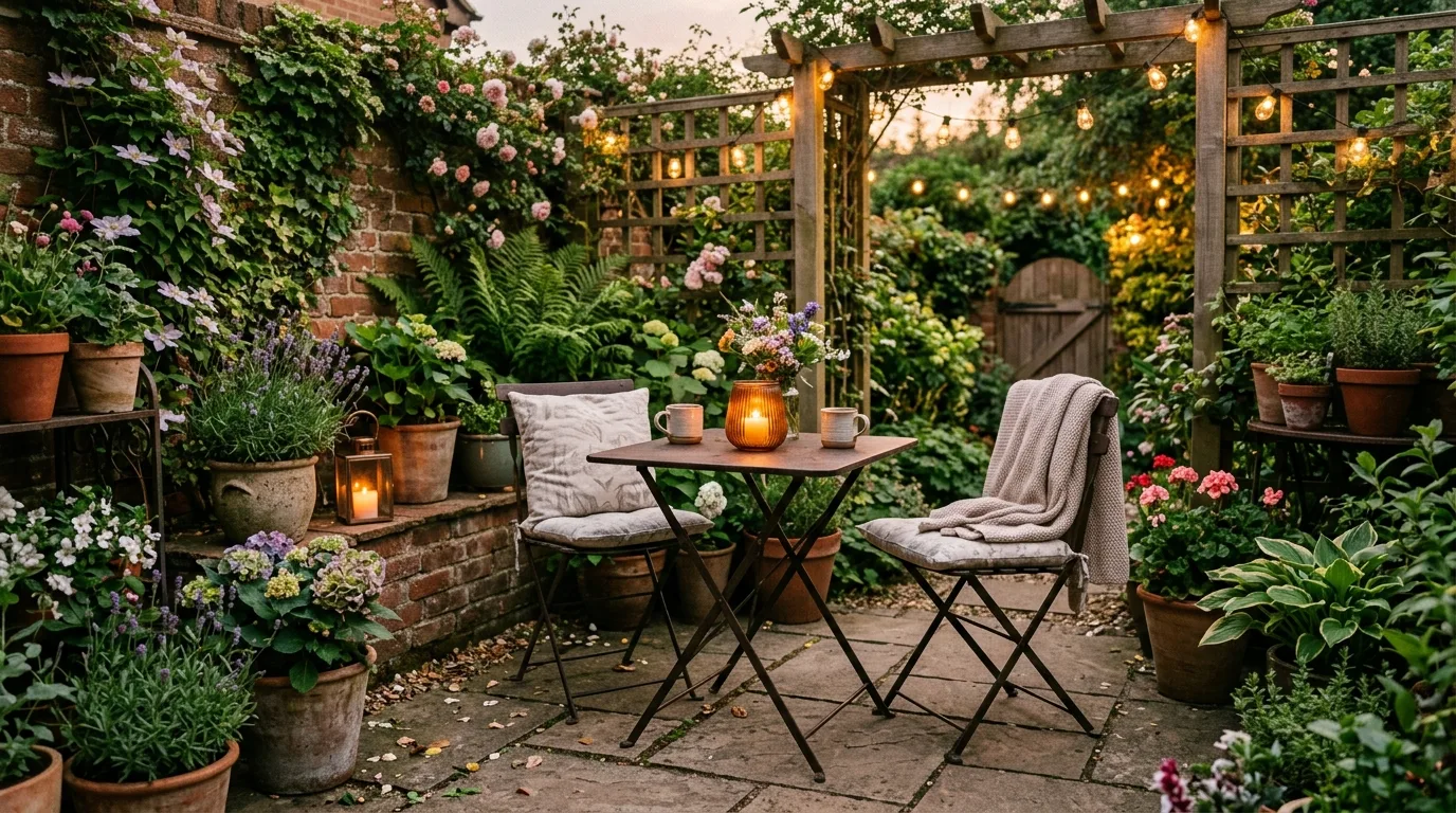 Corner Garden Feature